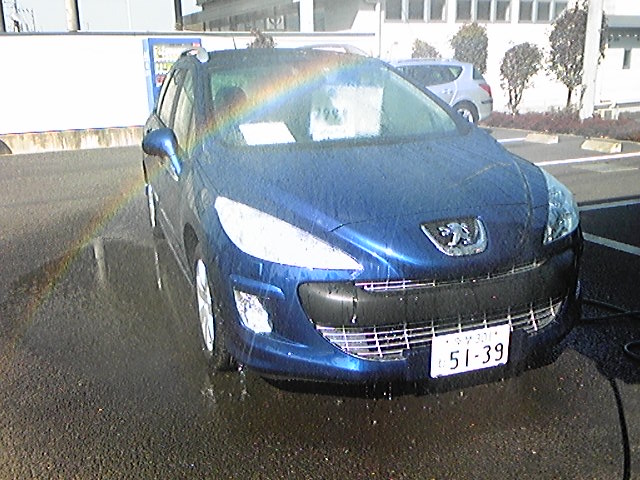 虹のこと。プジョーのこと。