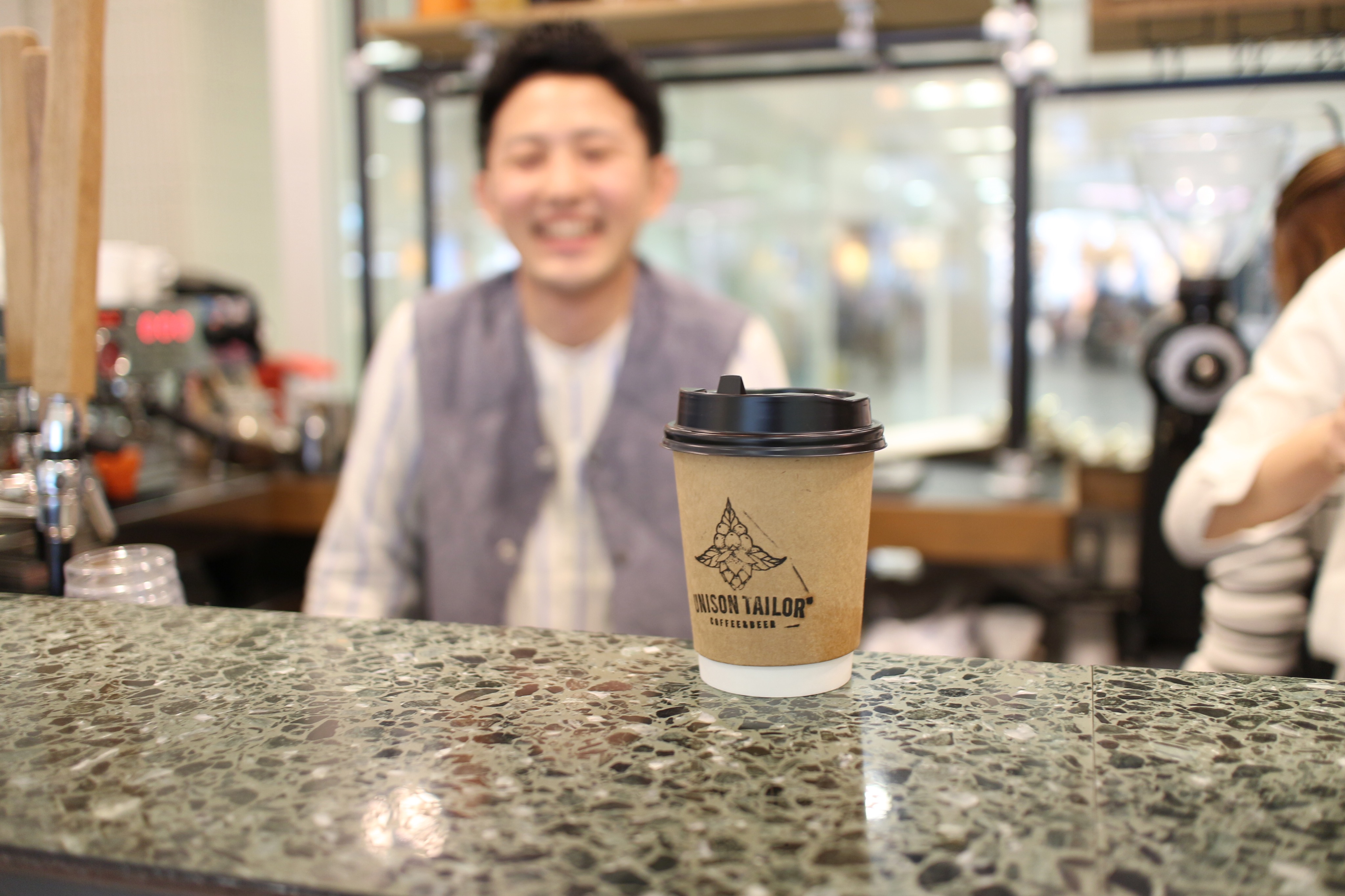 コーヒーと桜とブルースカイ