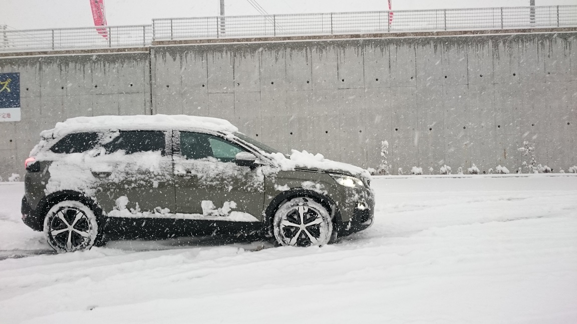 5008GTの雪道ドライブ