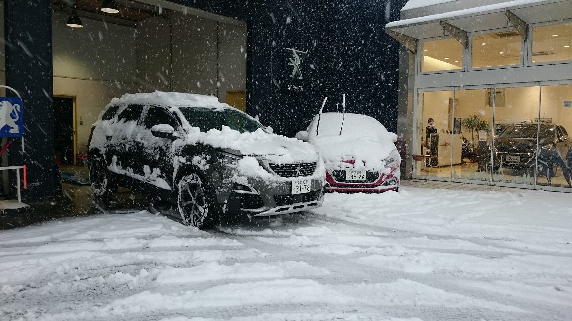 5008GTの雪道ドライブ