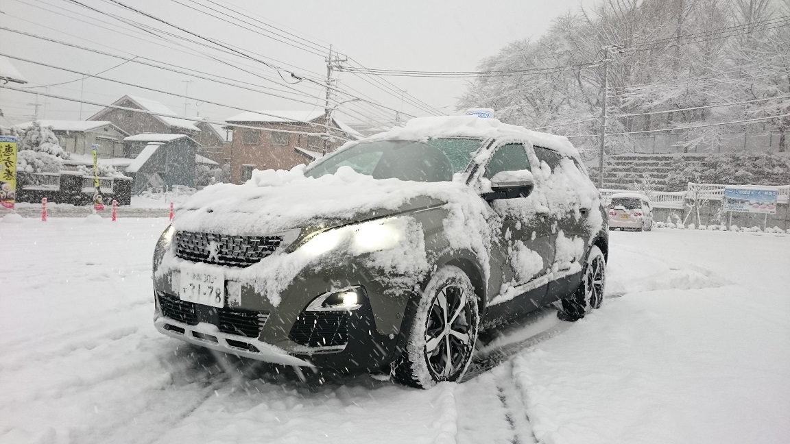 5008GTの雪道ドライブ