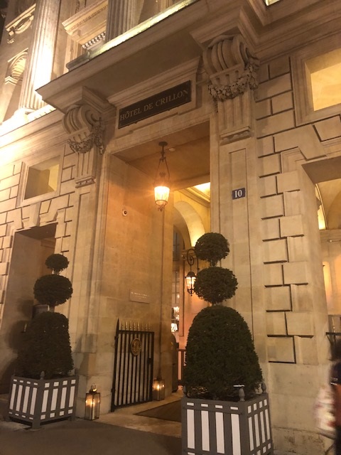 Hôtel de Crillon　オテル･ド･クリヨンにお邪魔してきました